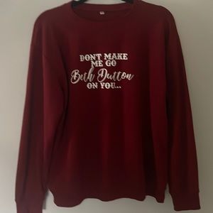 Where are my Yellowstone fans at? NWOT women’s size XL sweatshirt.  Super soft!